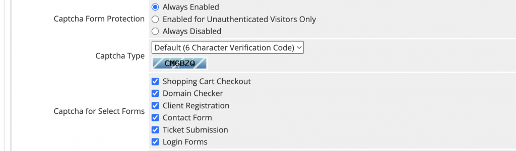 Secure WHMCS and Block Spam Orders

